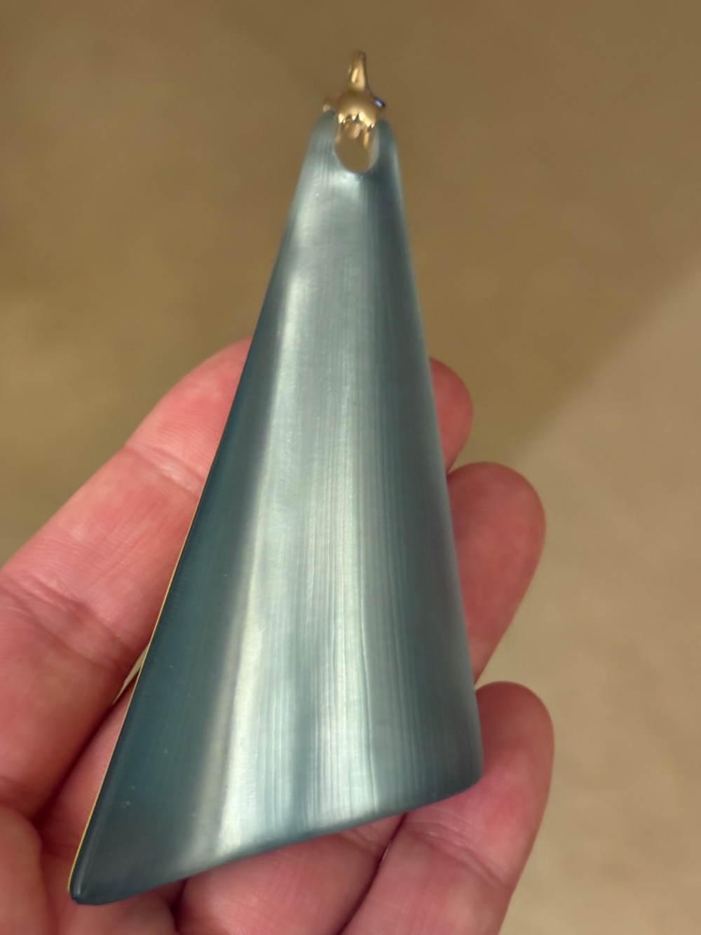 *FIRM PRICE* Alexis Bittar Wavy Lucite Pendant Blue Yellow - Picture 2 of 12
